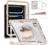 For iPad Pro 11 12.9 13 inch 2024 Case Shockproof Cover iPad Air 11 4th 5th 10 10th 10.9 10.2 9/8/7th 11th Generation Case+Strap