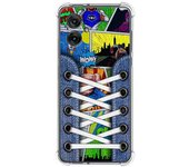 Tumundosmartphone Funda Silicona Antigolpes para Motorola Moto G55 5G diseño Zapatillas 14 Dibujos