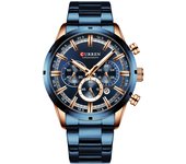 Reloj De Pulsera Deportivo De Lujo Para Hombre CURREN Cronógrafo Maple Inoxide Complete Resistant Al Agua With Manos Luminosas Relogio Masculino