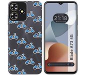 Funda Silicona para Zte Blade A73 4G diseño Scooter Dibujos