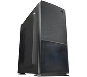Tacens 2ALUX Caja PC Semitorre ATX, Ventilador 12cm, Acero Ultraligero, Negro