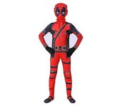Kids Deadpool Fancy Dress Party Jumpsuit Cosplay Costume Halloween-1