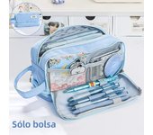 Estuche De Lápices Para Estudiantes Con Gran Capacidad Multifuncional Estuche De Bolígrafo Macaron Colores Lindo Y Atractivo