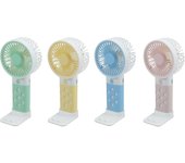 Mini Ventilador de Mano con soporte para móvil, con Batería Lition, Ventilador Personal Alimentado por USB, 3 Velocidades,Ventilador de Bolsillo Silencioso, Ventilador de mano ,Viento fuerte, aplicable para exteriores, escuela, trabajo, camping, enfriamie