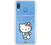 Funda original compatible con Samsung Galaxy A20E - Hello Kitty Club estrellitas