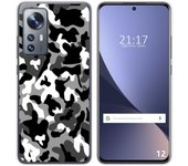 Funda Silicona para Xiaomi 12 / 12X 5G diseño Snow Camuflaje Dibujos