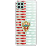 Funda original compatible con Samsung Galaxy A22 5G - UD Almería patrón escudos clear