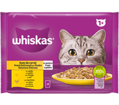 Whiskas 1+ Selección de Aves Gelatina para Gatos 4x85g