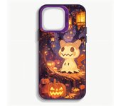 1pc M-mimikyu Phone Case Phone Case IMD Color Silver Shell For IPhone 16 15 14 13 12 11 Pro Max Plus