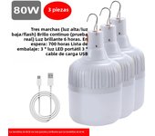 USB Rechargeable Camping Lights Led Light Lantern Portable Emergency Bulb Lamp High Power Tents Lamp Flashlight Equipment Bulb