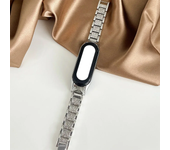 Metal Strap For Xiaomi Mi Band 8 7 6 5 4 3 Wristband Luxury Glitter Full Diamond Stainless Steel Bracelet Replacement Watch Band