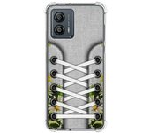 Funda Silicona Antigolpes para Motorola Moto G53 5G diseño Zapatillas 08 Dibujos