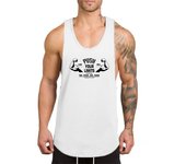 Gym Clothing Bodybuilding Stringer Tank Top Men Fitness Tanktop Summer Cotton Sports Muscle Vest Male Fashion Sleeveless Shirts