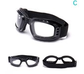 Protection Goggles Tactical Clear Glasses Motorcycle Riding UV Protection Goggles Wind Dust Dustproof Cycling Outdoor Sport Gogg