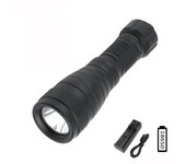 BORUiT DIV05 Scuba Diving Flashlight L2 LED IPX8 Waterproof Underwater 150M Torch Powered by 18650 Battery Submarine Lantern