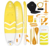Tabla Paddle Surf Hinchable con Accesorios Premium - HUIIKE | Tabla Padel Surf Hinchable con Remo Doble Uso y Asiento Kayak | PadelSurf Stand Up Paddle con Gran Estabilidad y Resistencia | Paddle Board