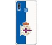 Funda original compatible con Samsung Galaxy A20E - RC Deportivo Escudo blanquiazul