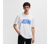 HUGO Camiseta Blanca 50533528-100 , para Hombre