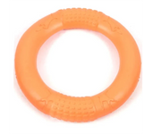 1PCS Orange Dog Toys Pet Flying Disk Training Ring Puller EVA Interactive Training Ring Puller Resistant for Dogs Training Toys