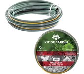 CM - Manguera de Jardín. Disponible a Elegir en Varios Tamaños Diferentes. Mangueras Jardín con Doble Tubo PVC con Polietileno de Alta Tenacidad. Manguera de Triple Capa, Resistente, Duradera, Transportable, Flexible. Manguera Verde de Exterior