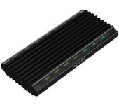 Aisens ASM2-RGB012B Caja Externa para Disco SSD M.2 SATA/NVMe USB-C