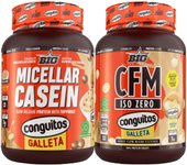 Pack Lacasitos - Proteína de suero sin lactosa en polvo 1 kg+ Lacasitos - Aislado de proteína de suero 1 kg