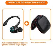 Wireless Bluetooth Earphones HIFI Bass With HD MIC Ear-Hook Earbuds Noise Cancelling Life Waterproof Game Sports Music Headsets