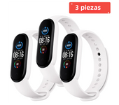 3Pcs Watchband For Mi Band 7 6 4 5 3 Bracelet Xiaomi Mi Band Strap Silicone Sport Replacement Wristband Smartwatch Accessories