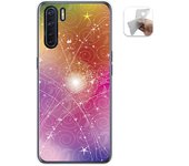 Tumundosmartphone Funda Gel Tpu para Oppo A91 diseño Abstracto Dibujos
