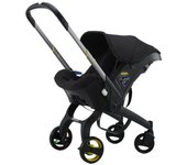 EU Children Store- Cochecito de bebé 4 en 1, carrito multifuncional de paisaje alto, puede sentarse, ligero, reclinable, plegable