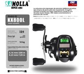 New Electronic Baitcasting Fishing Reel Led Screen USB And Solar Charging 7.2:1 Sea Saltwater Waterproof Cast Drum Wheel Casting
