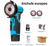 12V Mini Angle Grinder 19500RPM Cordless Rechargeable Handheld Grinding Tool Polishing Grinding Cutting Machine Power Tools
