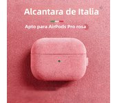 New Soft Suede Leather Earphone Accessories Genuine Leather Earpod Gen 3 Case Cover for Airpods Pro2 for Italy Alcantara