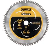 Dewalt DT99576-QZ - Hojas para Sierra Circular Estacionaria XR EXTREME RUNTIME 305mm x 30mm 78D