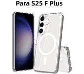 For Galaxy Wireless Magnetic Clear Case Samsung S25 S23 S21 Fe S24 Ultra S22 Plus Z Fold Flip 6 5 4 3 Magsafe Magnets Cover