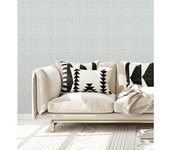 Muestra DIN A4 de Papel pintado vinílico ecológico tejido de lino grises y blancos con textura en relieve - London Textile 682507 de GAULAN