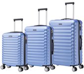 Conjunto de Maletas de Viaje Elegantes: Carcasa Ligera de ABS, Cerradura Numérica, 4 Ruedas Giratorias 360°, Asa Telescópica de Aluminio  Juego de Maletas    Set Trolley Maleta Cabina ( 6990 M001 8008 6020 D7)