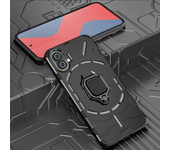 Shockproof Armor Case for Nothing Phone 2 1 Silicone + PC Metal Ring Stand Phone Back Cover for Nothing Phone 2 1