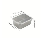 stainless steel fresh-keeping box with sealed lid, thickened small lunch box, camping food packaging and storage box