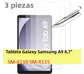 3PCS Glass screen protector for Samsung galaxy tab S9 S8 S7 FE Plus Ultra S6 lite S5E S4 S3 S2 S A9 A8 A7 A6 A 8.0 tablet film