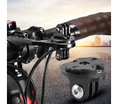 Bicycle Computer Holder Base Bike Camera Mount Holder Bracket Adapter Aluminum Alloy Bicycle Camera Light Mount for Garmin Gopro
