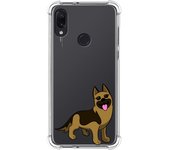 Funda Silicona Antigolpes para Xiaomi Redmi Note 7 diseño Perros 03 Dibujos
