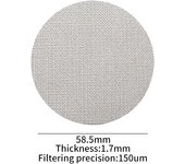 Reusable de café filter with Mango para máquina de café, Pantalla de Puck de 51/53, 5/58, 5mm, portafilter de Malla para hacer accesorios de café