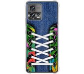Funda Silicona Antigolpes para Motorola Edge 30 Fusion 5G diseño Zapatillas 13 Dibujos