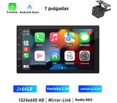 HIPPBQCC 2 Din Car Radio Carplay Android Auto 4 Core Android 11 4G GPS Car Audio 7"/9"/10" WIFI Automotive IPS Multimedia Player