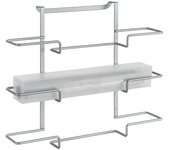 Soporte Triple de Puerta para Film/Aluminio 'Galileo' 36x9x30cm Metaltex