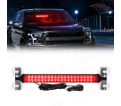 40 LED Strobe Light Emergency Flash Warning Lamp Auto Windshield Bar Traffic Advisor Flashlight Red Blue Car Accessories 12V-24V