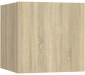 vidaXL Mueble de salón de pared y de TV 30,5x30x30 cm, Mueble de Salon, Mueble TV, Mueble TV salon, Mesa de TV, Mueble tele