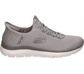 SKECHERS | Deportivas Skechers Slip-ins Summits High Range para Hombre – Zapatilla en Color Taupe – Sneaker Sin Cierre – Slip Ins – Fácil de Poner y Quitar Sin Manos – Arch Fit – Cómodas – Modelo 232457-TPE