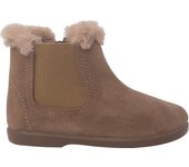 Pisamonas Botines Tipo Chelsea Niña Con Cuello Pelito